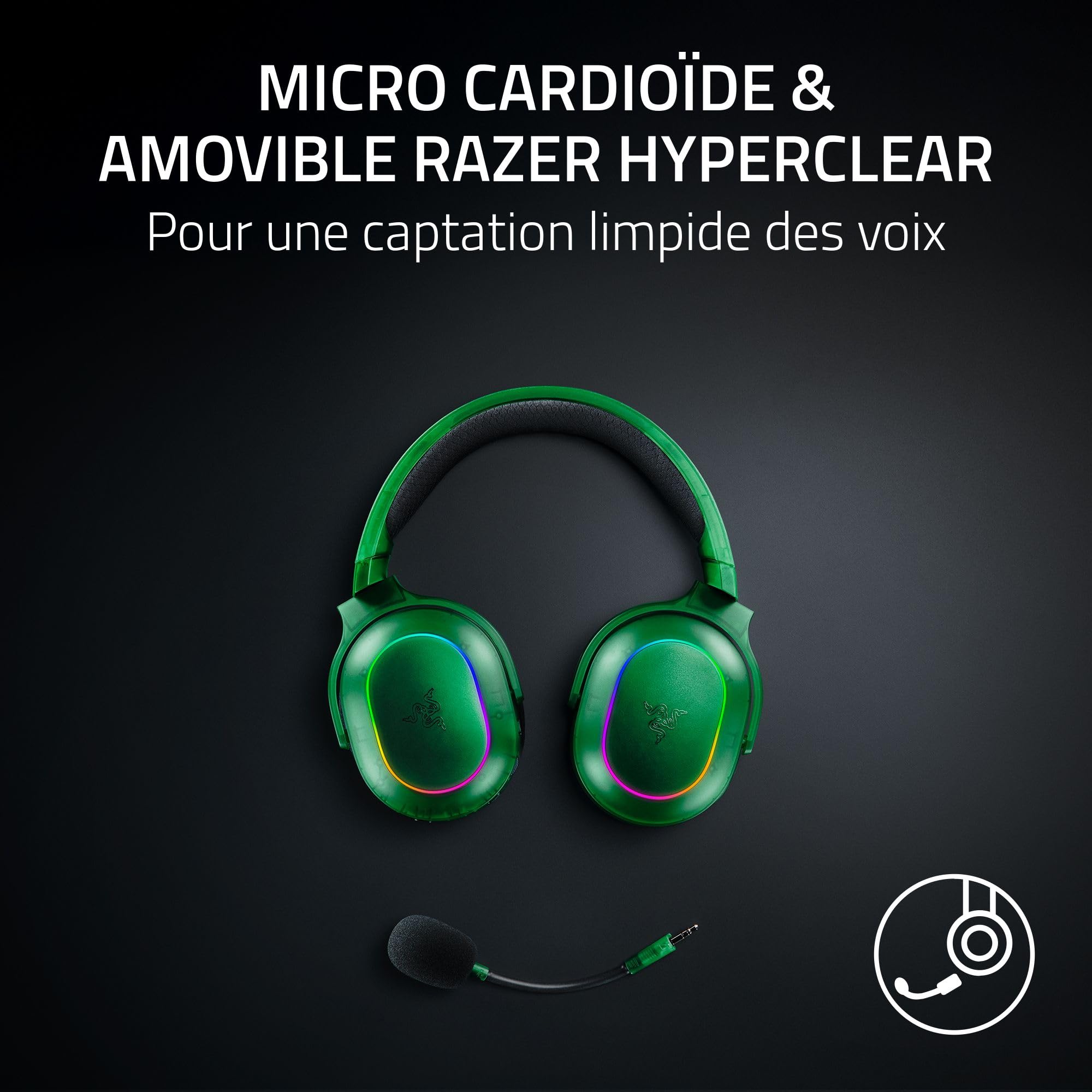 Razer Barracuda X Phantom Green Edition - Wireless Cross-Platform