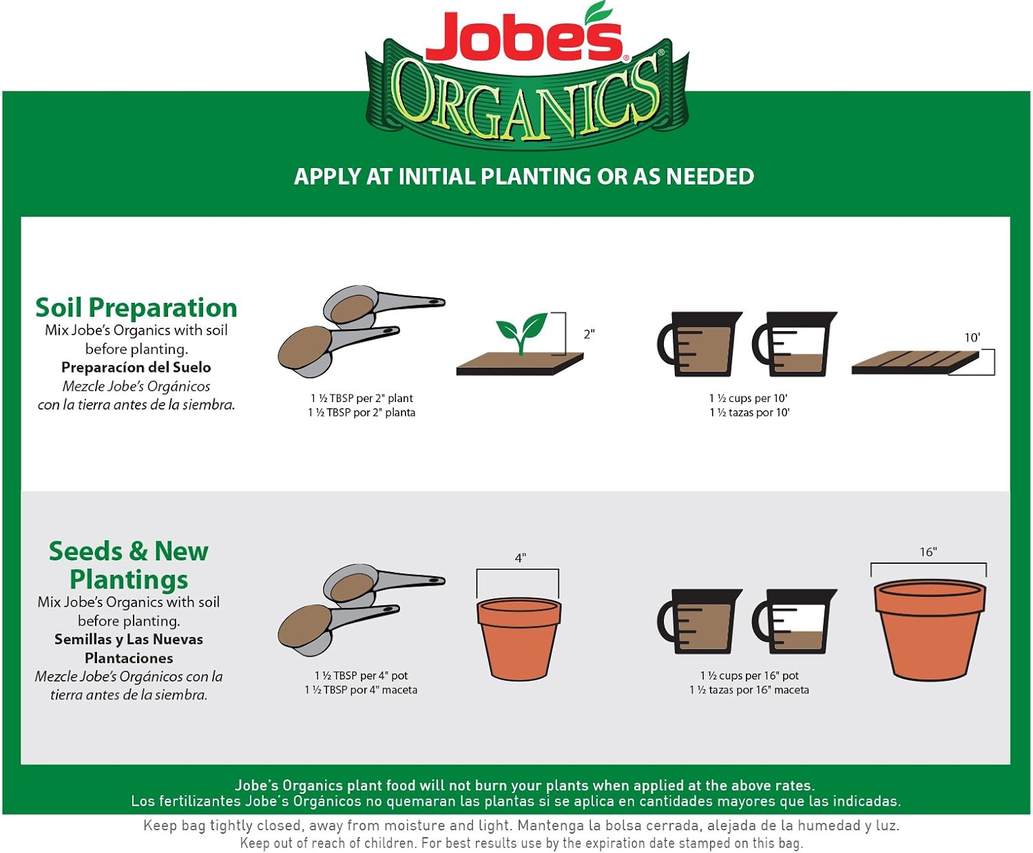 Jobe's 9726 Granular Plant Food Fast Start, 4 lbs : Patio, Lawn & Garden