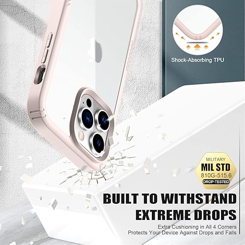 Miniatura 3 de Goodon Funda para iPhone 14 Pro Max con protector de pantalla y protector de lente de cámara, probada contra caídas militares desde 6 pies, funda