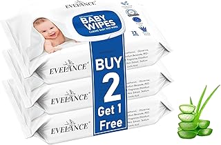 Evelance Soft Cleansing Baby Wipes With Lid, 72 Wipes (Pack of 3)-picture-17