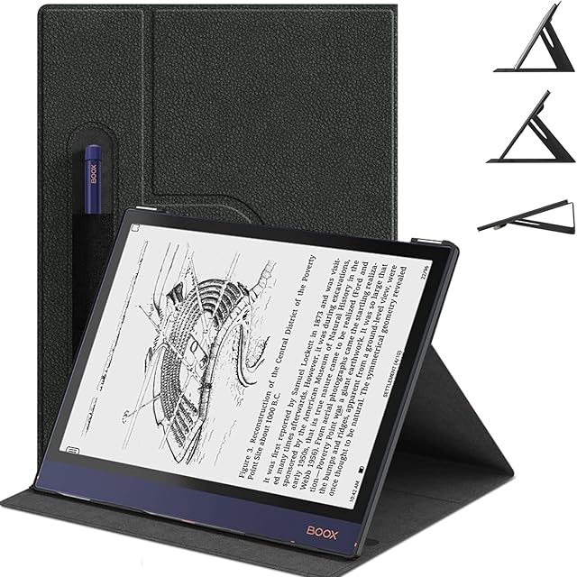 DONGZHU Case for Box Note Air 2 Plus Tablet 10.3 Inch 2022, Skin Touch Feeling Slim Lightweight Smart Cover for Box Note Air 2 Plus (Black)