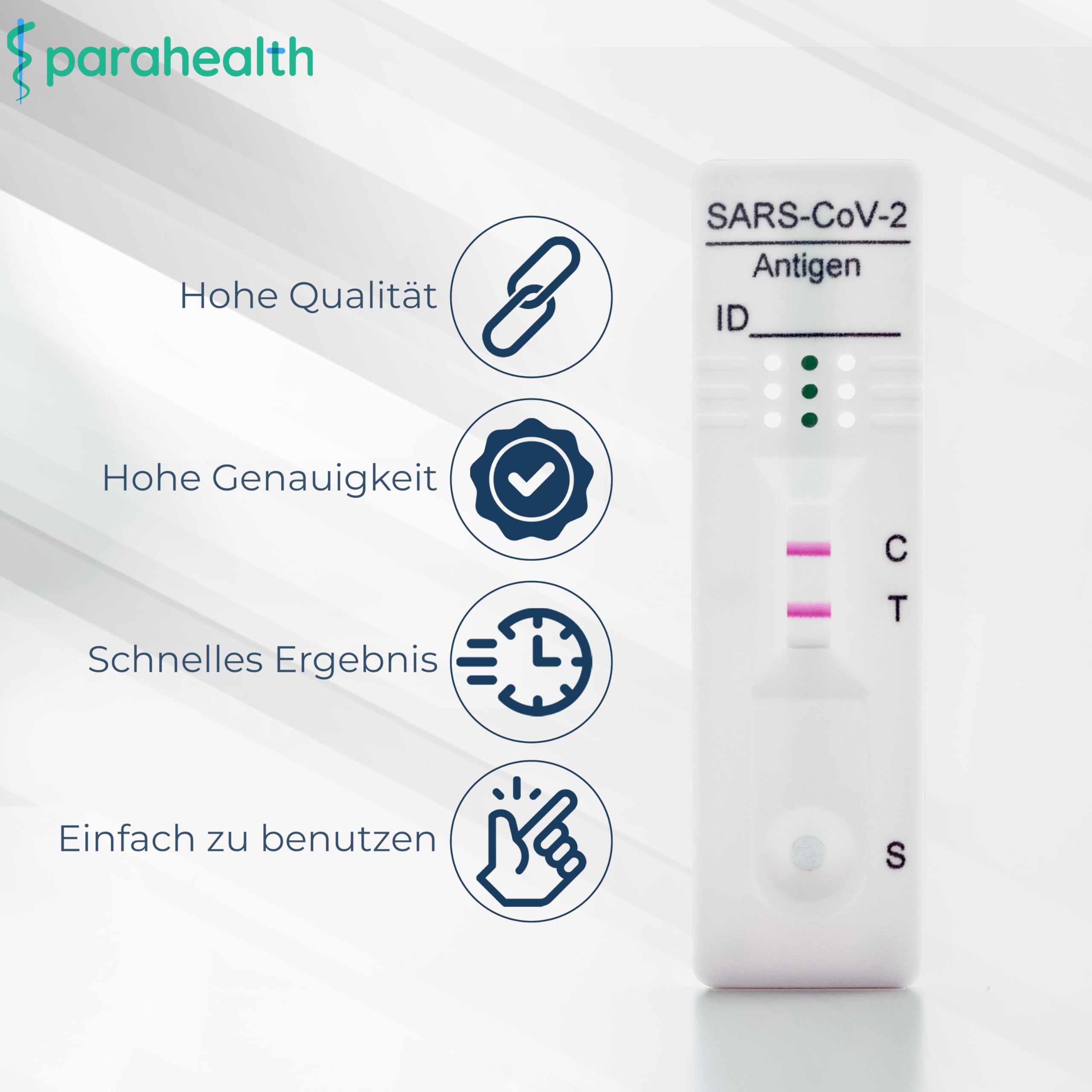 diagnostics - 40 tamponi rapidi per COVID-19, Test Antigenico Nasale, Validato per Nuove Varianti 2024, Sensibilità Alta