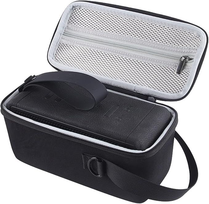 M.G.R.J Portable Carrying Case Cover for Marshall Middleton Portable Bluetooth Speaker (Black-Grey)