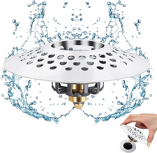 Universal Abflussstopfen Edelstahl - Praktischer Siebeinsatz Für Küche & Bar