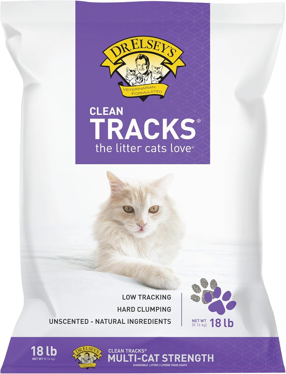 Clean Tracks Clumping Clay Cat Litter 18 lb. Bag