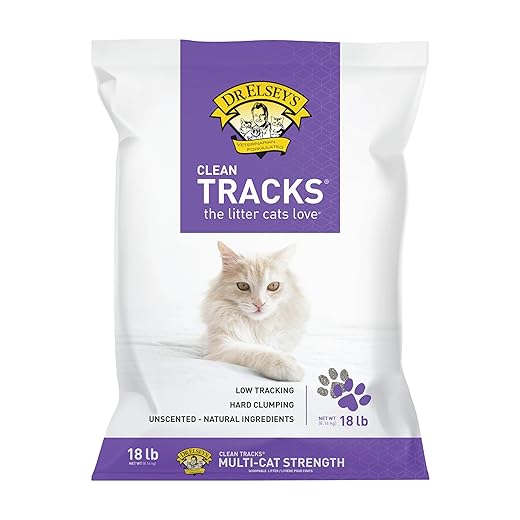 Dr. Elsey's Clean Tracks Clumping Clay Cat Litter 18 lb. Bag