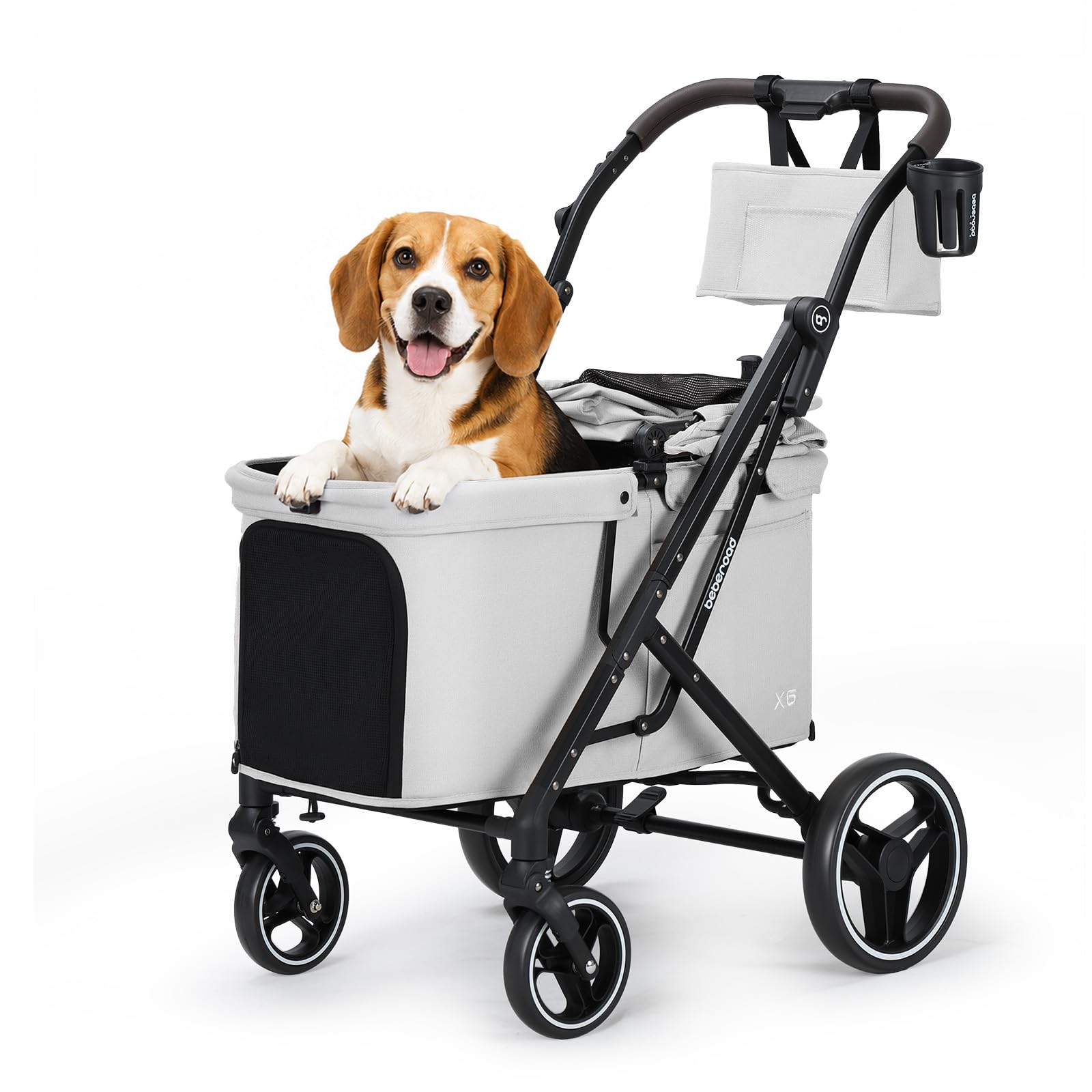 Amazon.co.jp: Beberoad Pets X6 ペットベビーカー 中型大型ペット用