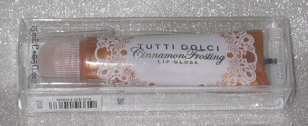 Bath & Body Works Tutti Dolci Cinnamon Frosting Lip Gloss - New in Box .5 oz