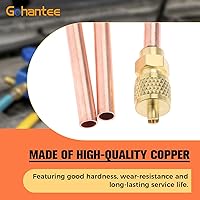 Vista 5 de Válvula de acceso/servicio 10PCS 1/4 '' SAE x 1/4 '' OD x 4 '' núcleo de vástago de refrigeración AC