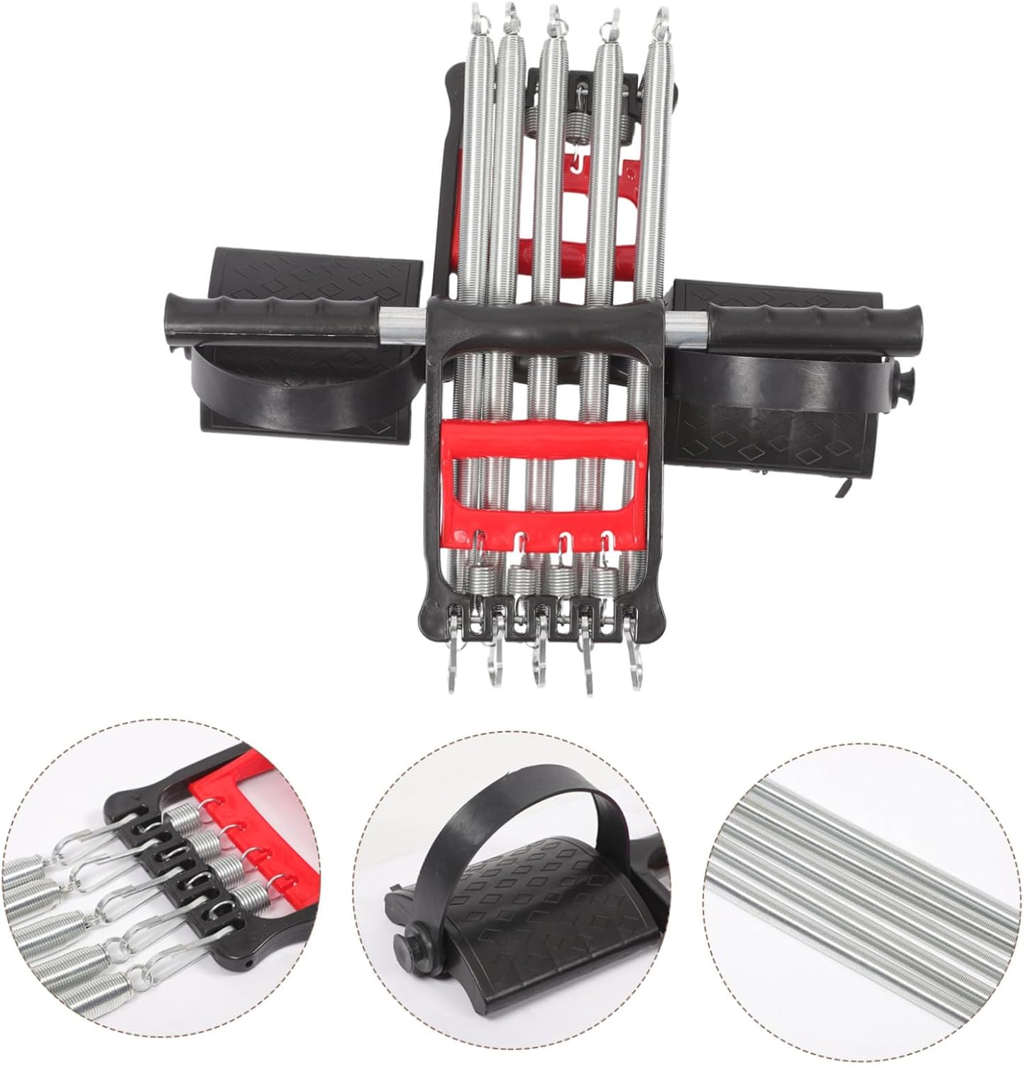 Chest Expander Resistance Trainer Multi-Functional Spring Fitness Equipment for Upper Body Strength Training Portable for Home and Outdoor Workouts