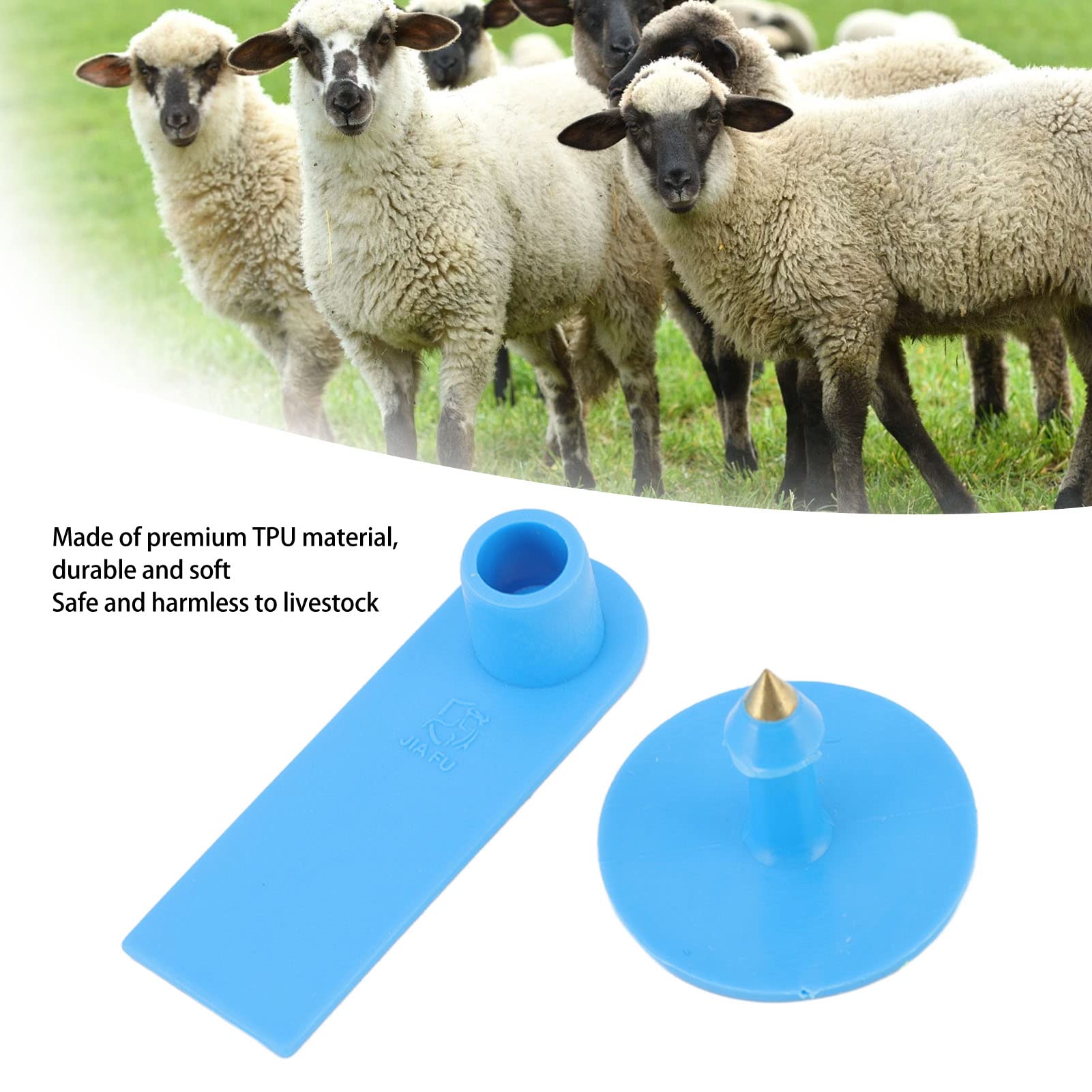 Tomotato 100 Pièces Étiquette D'oreille De Bétail Étiquette Universelle