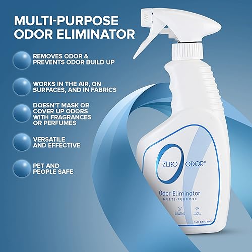 Miniatura 2 de Zero Odor Eliminador de olores multiusos - Olor de aire y superficie - Tecnología patentada para baño, cocina, tela, armario, huele muy bien