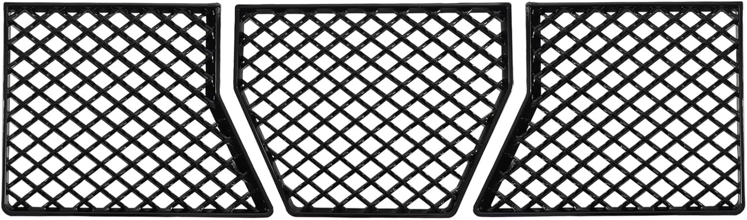 3PCS Front Bumper Grille MeshCompatible with BMW G87 M2 2023 2024 2025, Front Bumper Center Lower Grille Mesh Guard (Gloss Black)