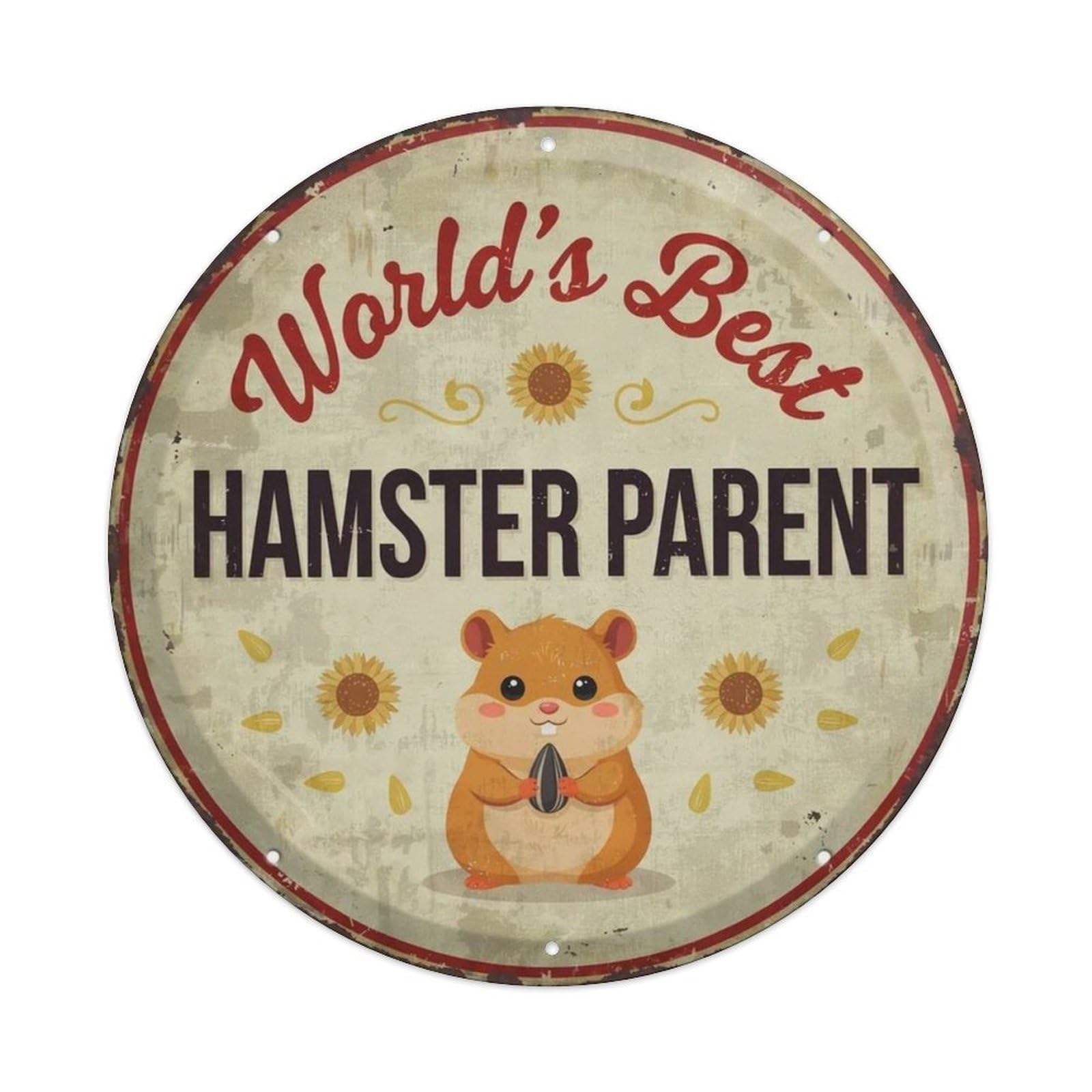 Chinchilla Mom Metal Tin Sign Plaque