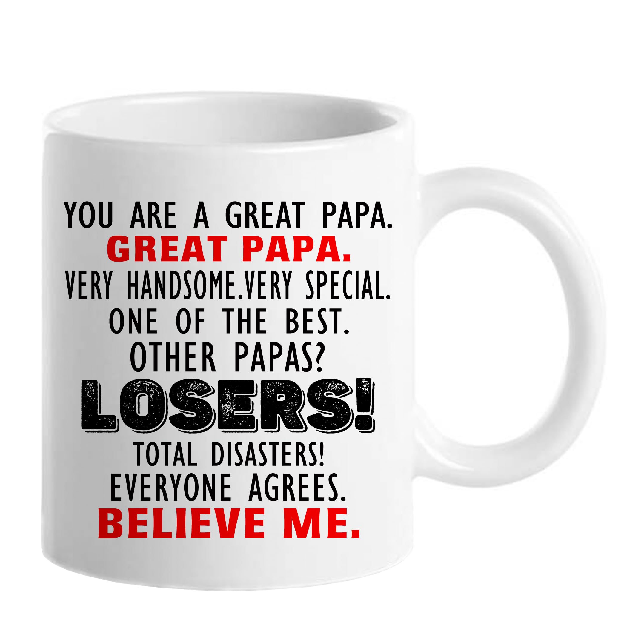 You are A Really Great Papa Gifts Mug - Christmas Birthday Gifts from Grandkids Grandchildren Daughter Son -