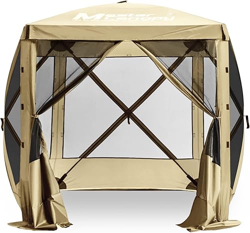 Miniatura 16 de MASTERCANOPY Tienda de campaña desplegable de 10x10 pies - Tienda de pantalla instantánea con mosquitero, montaje rápido, toldo de pantalla para