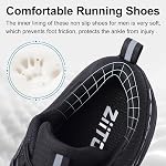 ziitop Trail Running Shoes Men Waterproof Hiking Shoes Non-Slip Outdoor Trekking Sports Shoes for Men Lightweight Breathable Sneakers All-Terrain Cross Training Shoes Walking Shoes
