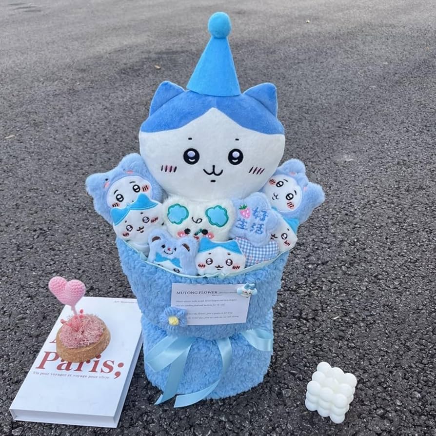 ちいかわ　誕生日　BIGぬいぐるみ花束 結婚式 Amazon.co.jp: ぬいぐるみ花束 ちいかわ/うさぎ/ハチワレ