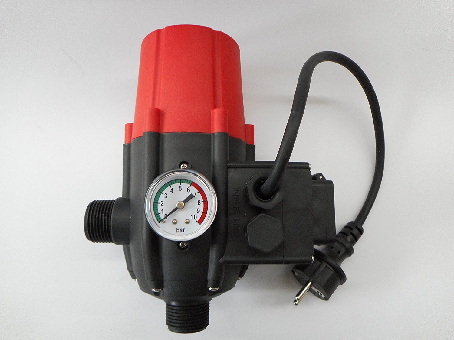 CHM GmbH® Kreiselpumpe Edelstahl 1100 Watt Gartenpumpe 5 Bar Mit Druckschalter Set 67610264