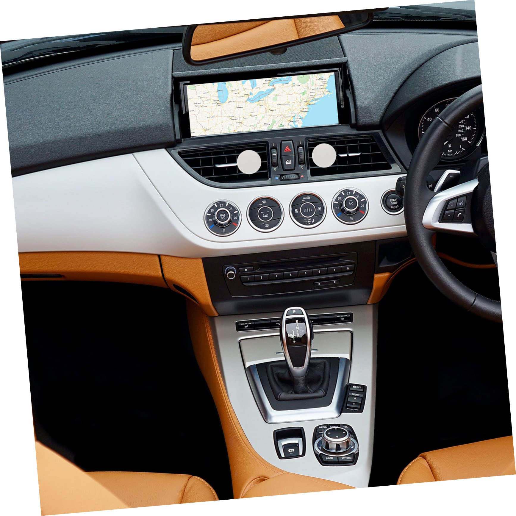 Clip per Bocchetta Auto 100pezzi Metallo Plastico Bianco | Kit da 100, per Bocchetta di Aerazione Auto e Outlet Car, Uso Decorativo DIY