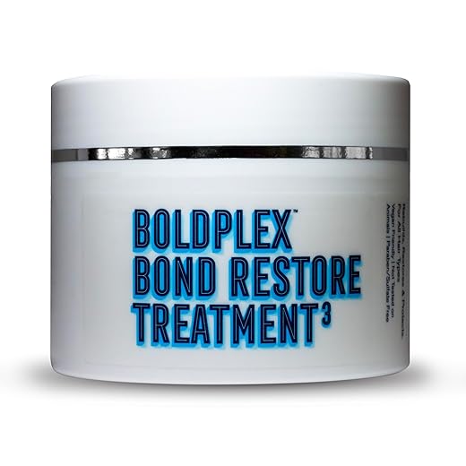 BoldPlex 3 Bond Repair-Máscara de Tratamiento de Proteínas del Cabello-Fórmula Acondicionadora Hidratante para el Cabello Rizado, Seco, Teñido, Encrespado, Quebrado o Decolorado - 200ml