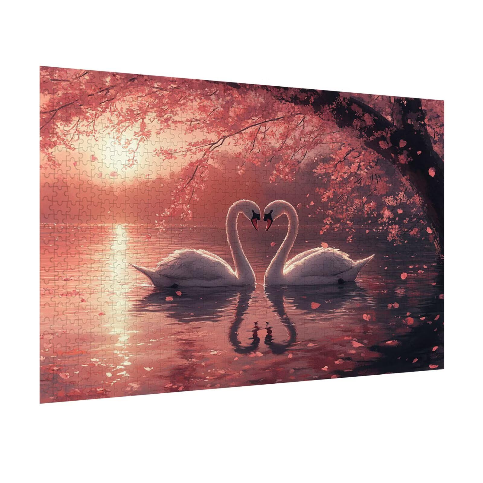 Puzzle 1500 sztuk gęś trudne drewniane puzzle, n-158