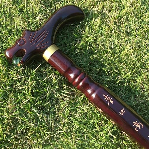 Miniatura 5 de DULASP Fernakner - Muletas de bastón de madera para personas mayores, bastones de madera, palos de madera maciza, bastones de madera, regalos de