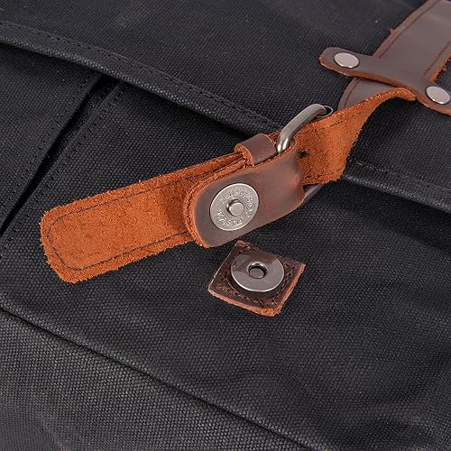 Miniatura 5 de peacechaos Bolsa de mensajero para hombre, maletines para laptop de 15.6 pulgadas, bolsa cruzada para computadora, trabajo, oficina