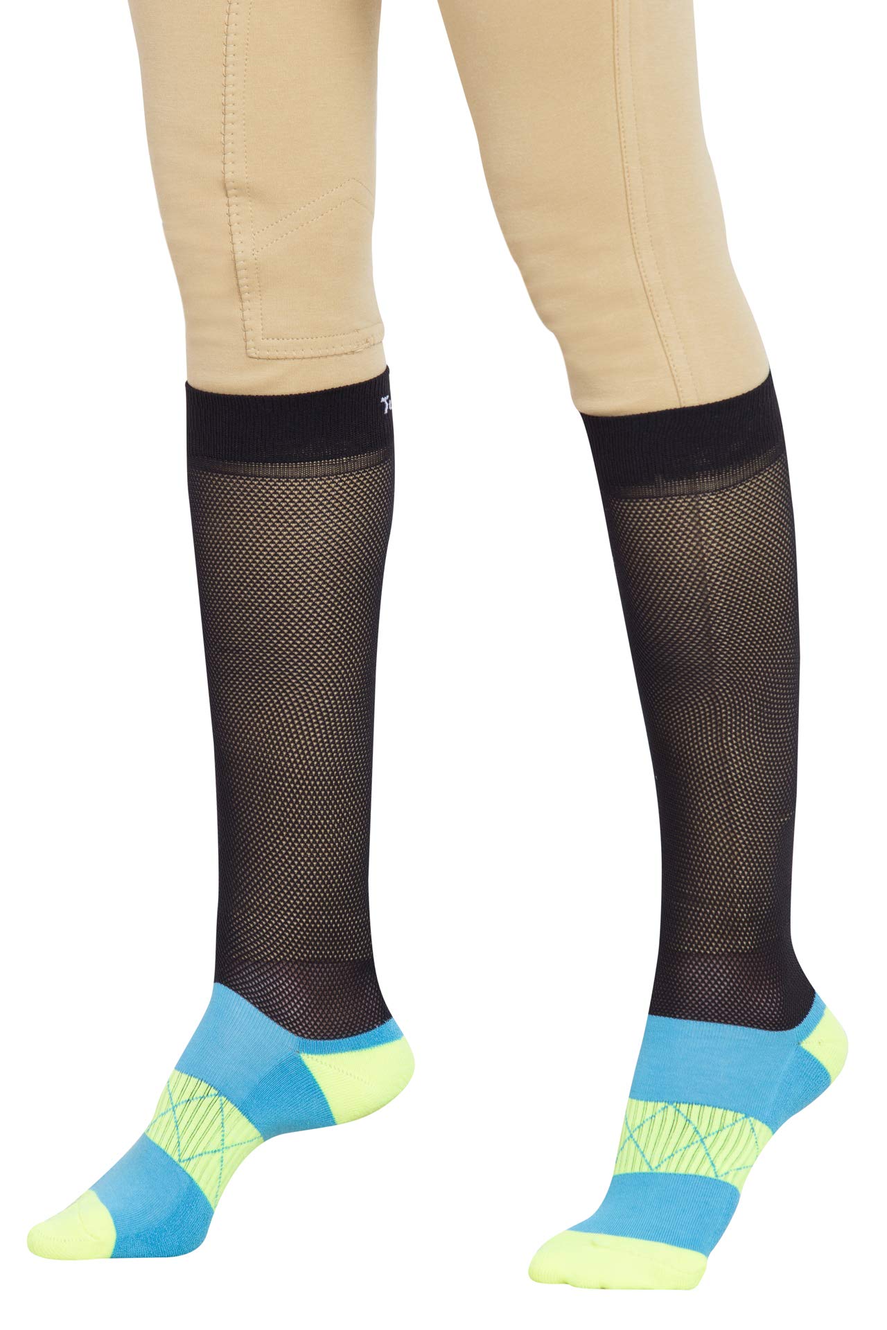 Calzoni TuffRider Da Donna Con Toppa Al Ginocchio UltraGripp – Cotone E Spandex – Nuovi