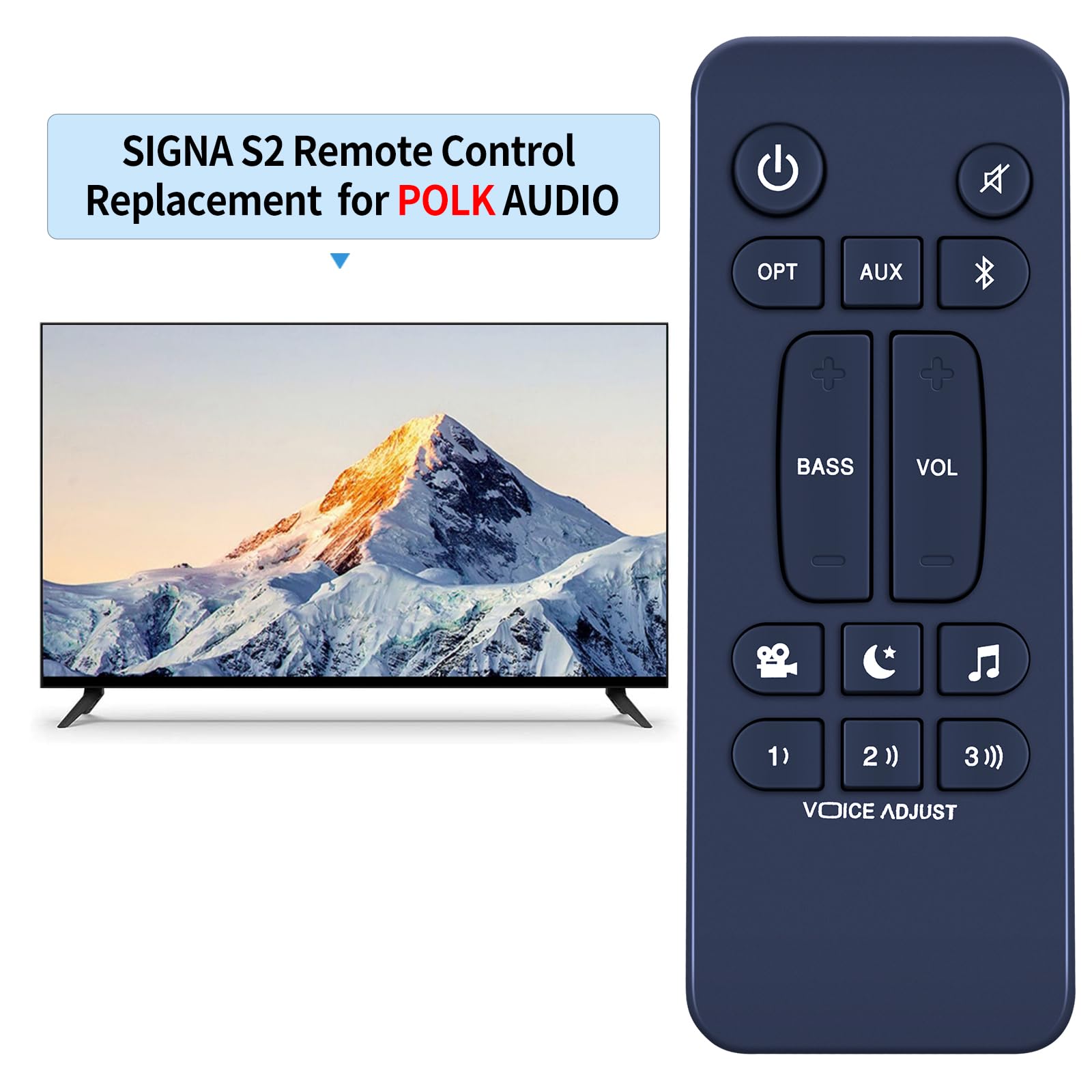 Snapklik.com : PZL Soundbar Remote For Polk Audio Signa S2