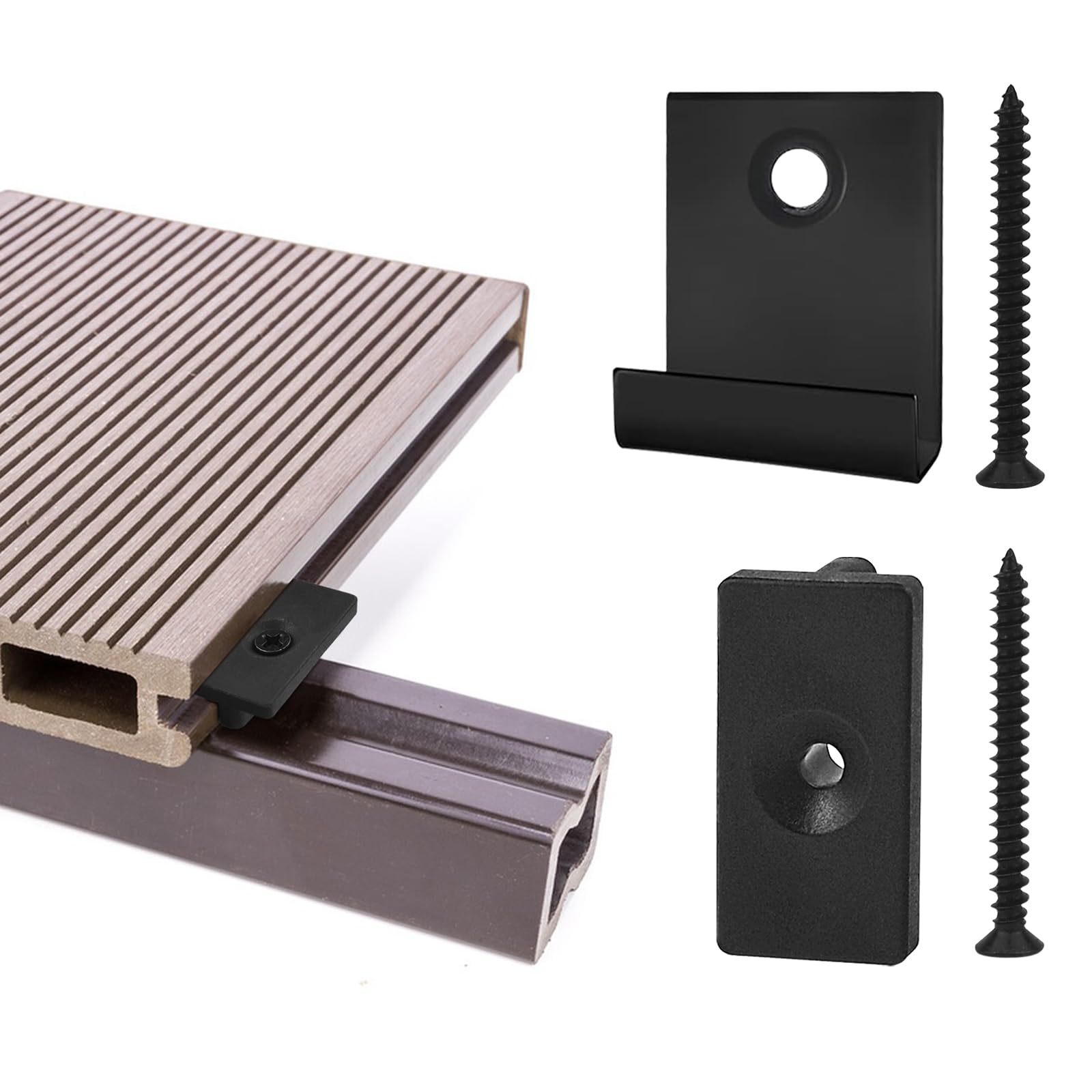 JINTANG 130 Pack Composite Decking Clips