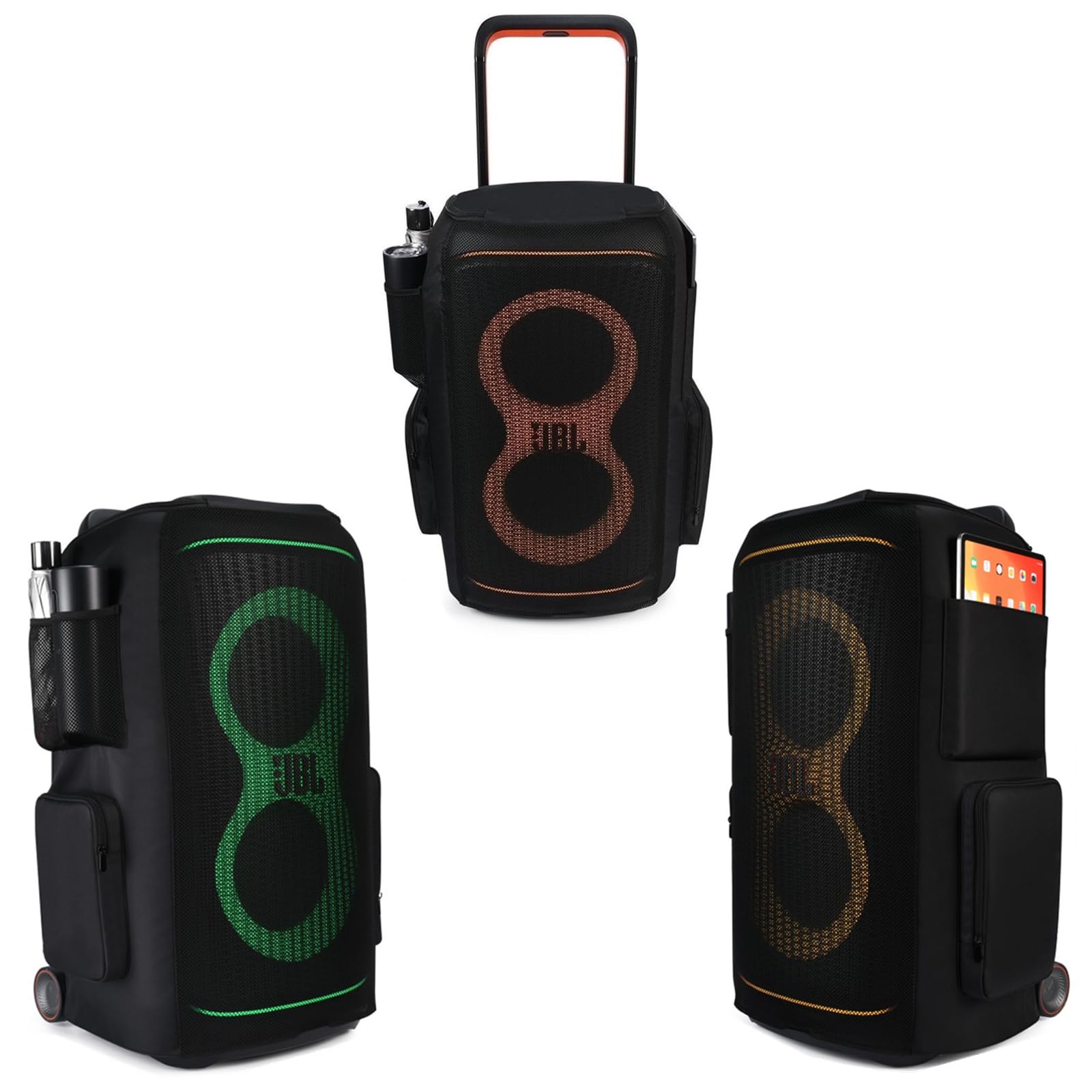Estuche Protectora Funda Contra el Polvo Bolsa a Prueba de Polvo de Portátil Viaje Cover para JBL Partybox 520 Altavoz inalámbrico Bluetooth para Fiestas,Micrófono,Carga & Accesorios,Negro