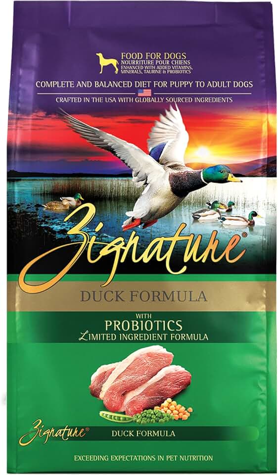 Zignature Duck Limited Ingredient Formula packaging
