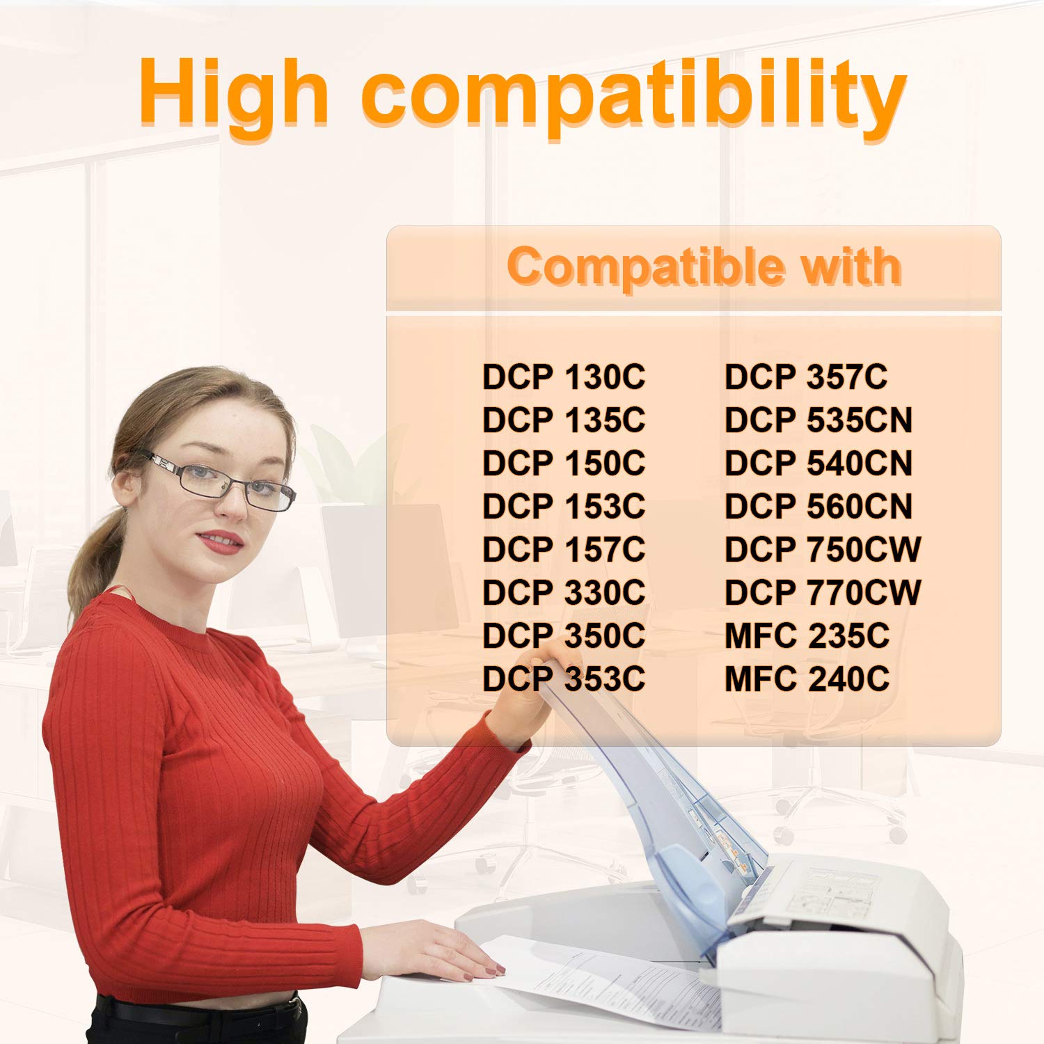 LC970XL/LC1000M Cartuccia Compatibile Magenta Per Brother DCP 130C - Foto 5