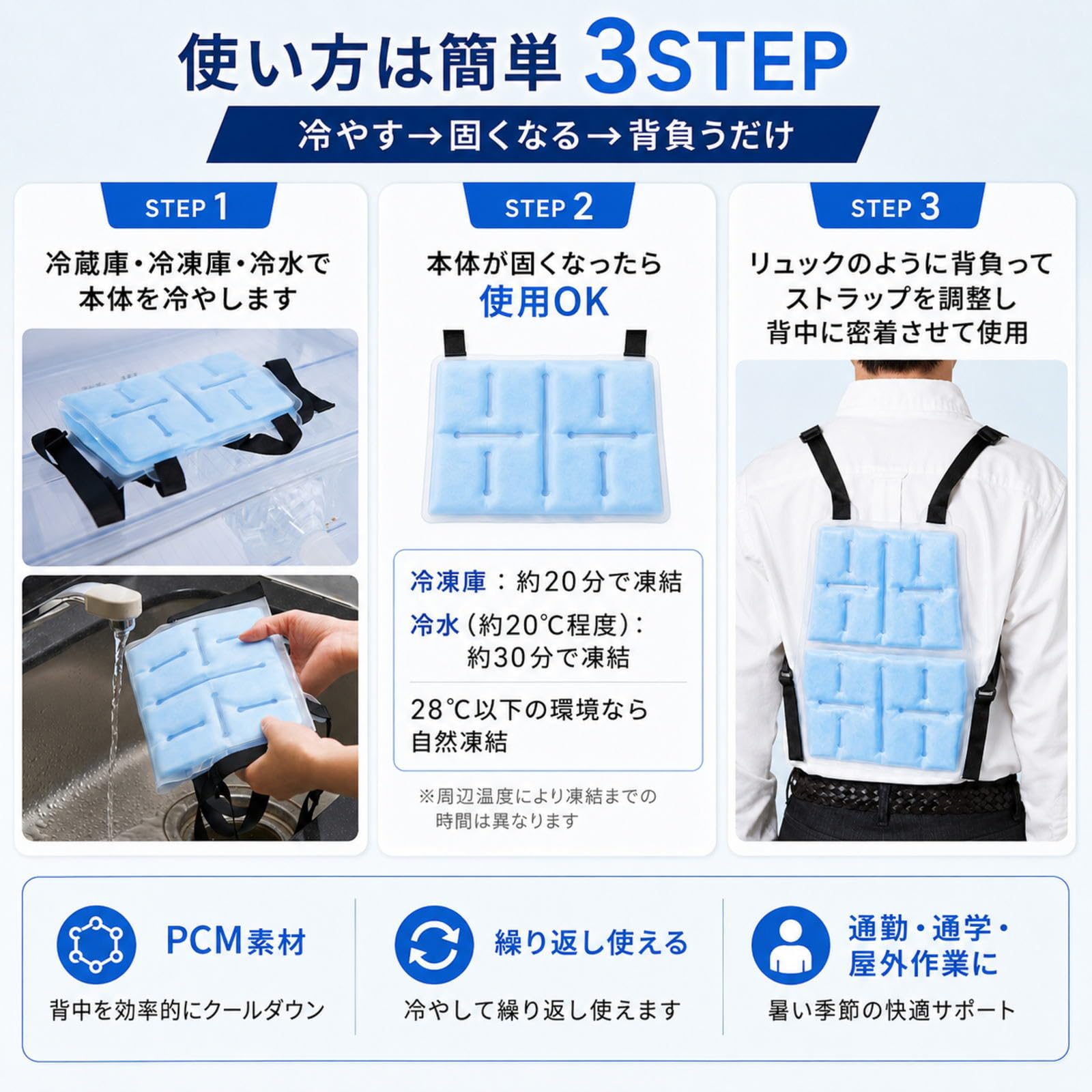 Amazon.co.jp: 背中 冷感 クールベスト 冷却 ひんやり 冷却ベスト 暑さ