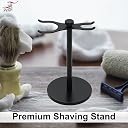 PEARL Razor & brush Holder Stand SST-05 Full Black valentine gift options gallery image