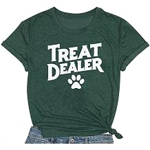 Dog Lover Shirts for Women Cute Paw Love Heart Print T-Shirt Dog Mom Short Sleeve Tee Tops