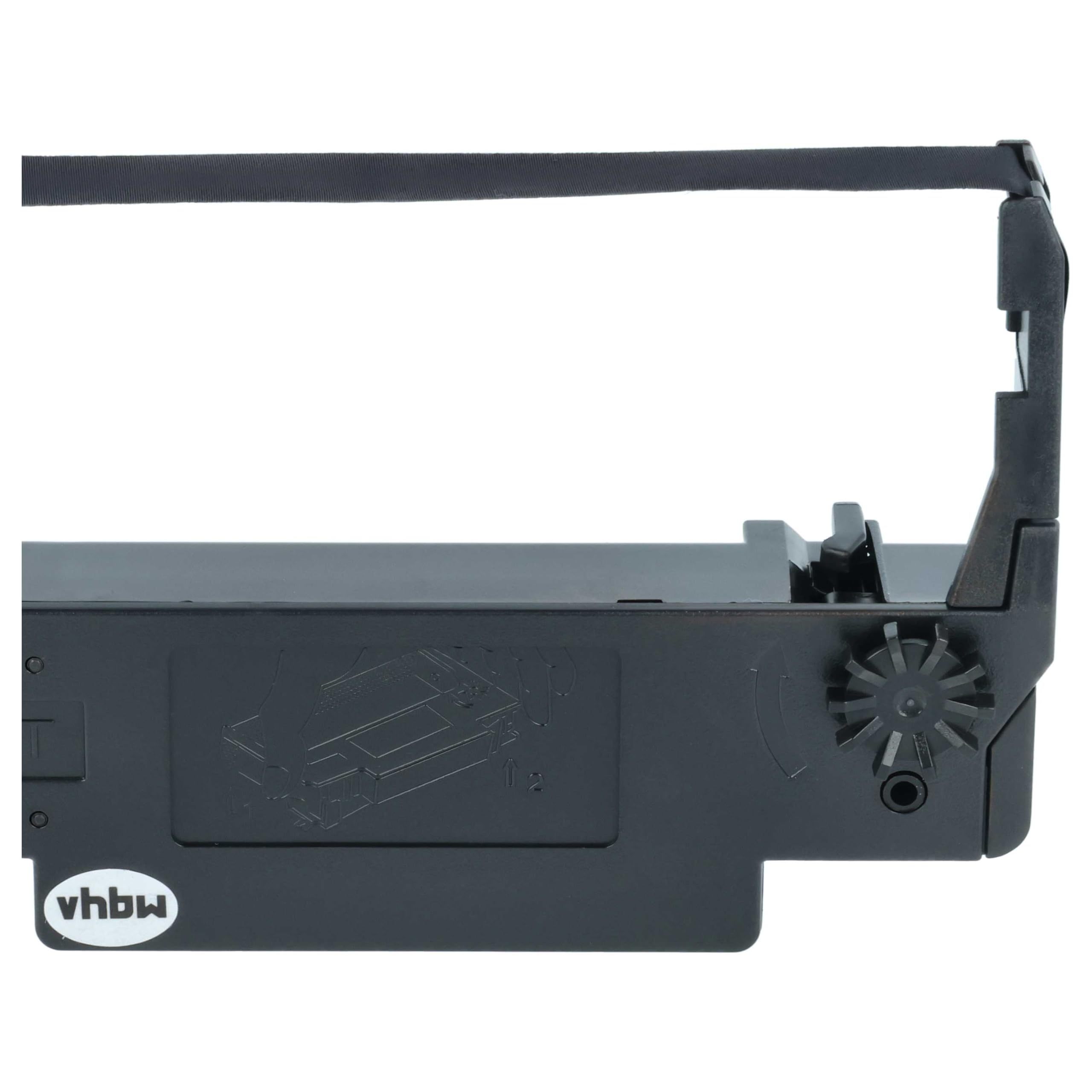 vhbw 5x Ruban encreur compatible Epson TM-U220B TM-U375 TM-U220D TM-U370 TM-U325 imprimante matricielle noir