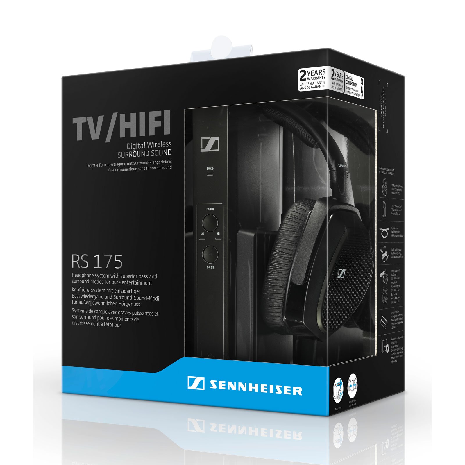 Generica - Sennheiser RS 175 - Auriculares de Diadema Cerrados