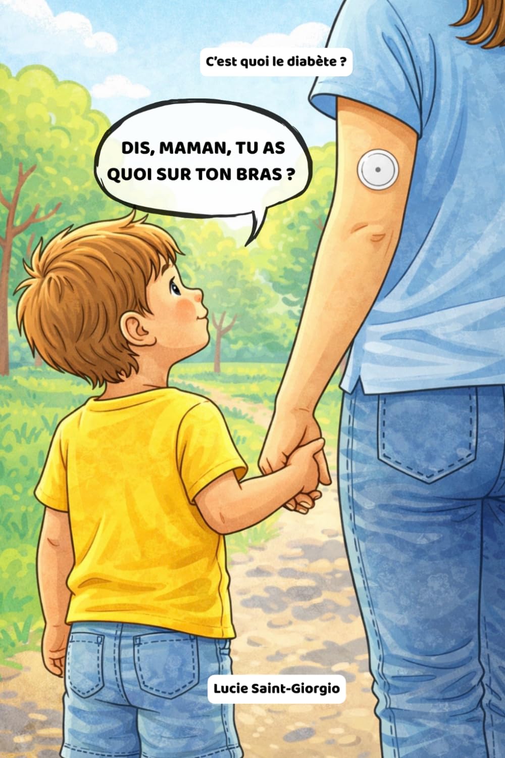 Dis, maman: Tu as quoi sur ton bras ?