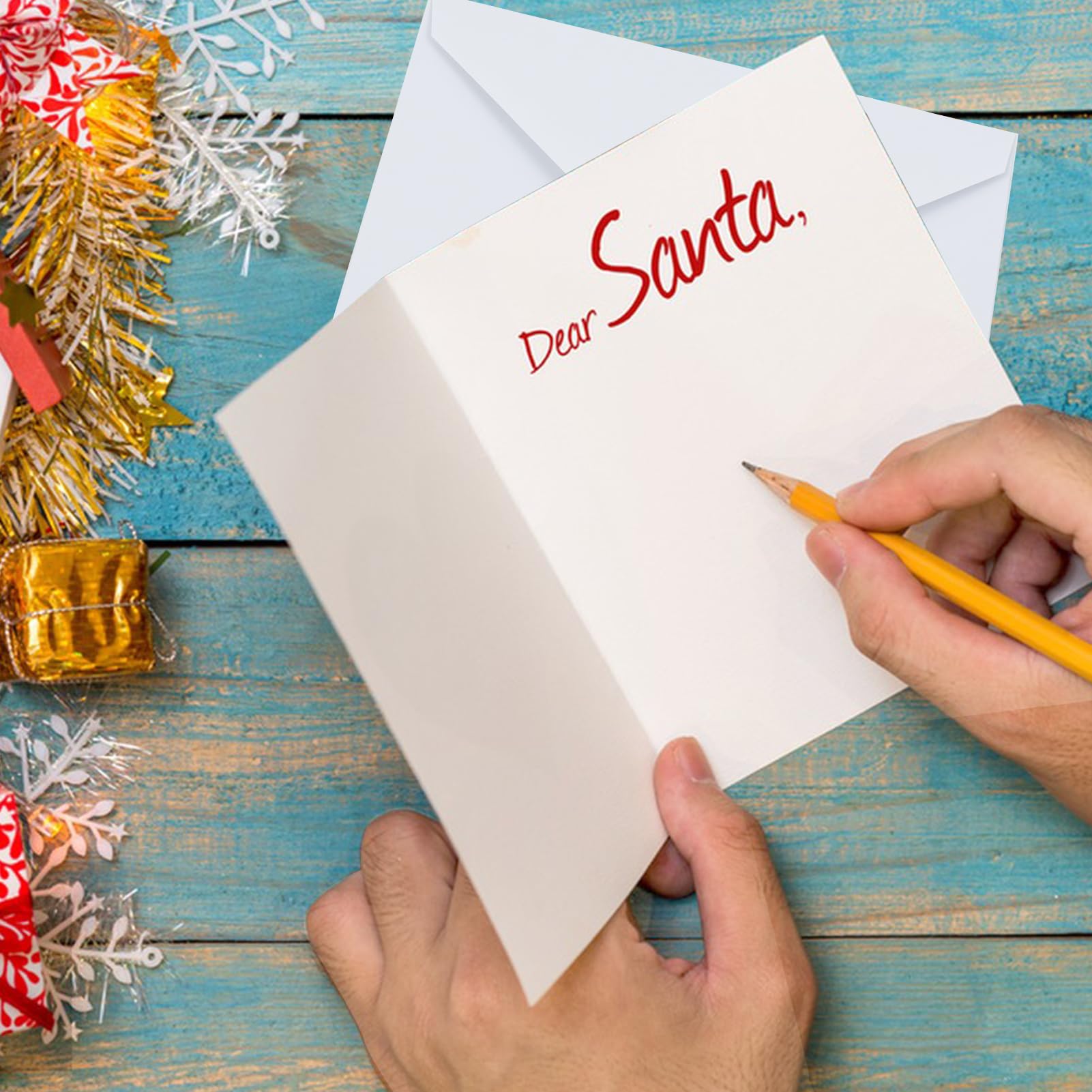 Lot De 20 Cartes Et Enveloppes, 10 Grandes Cartes Blanches, 10