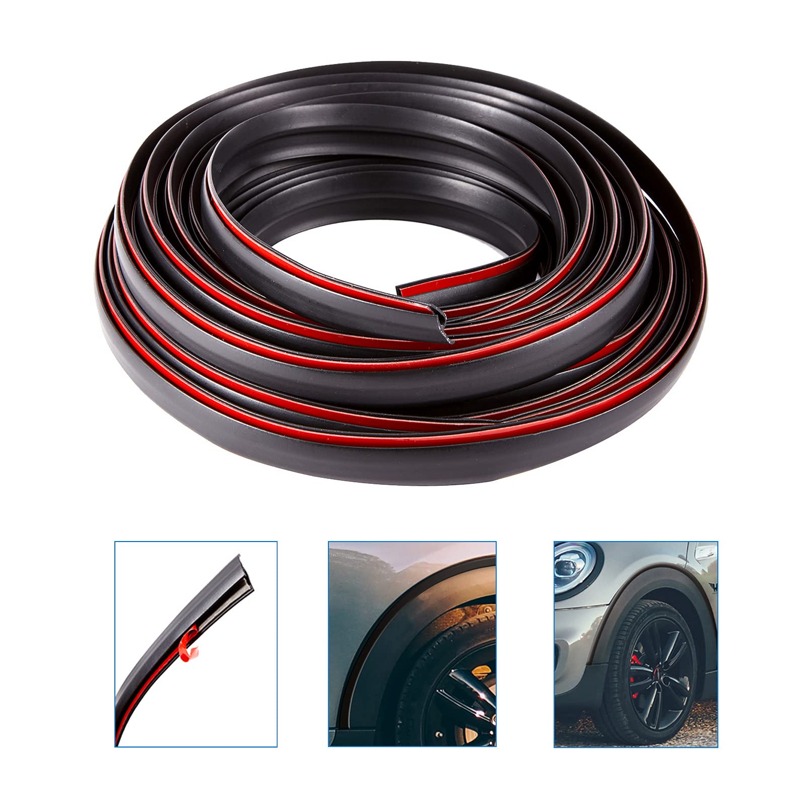 Buy Cpwuflyd Fender Flares Edge Trim 32.8 Feet Length Rubber Gasket