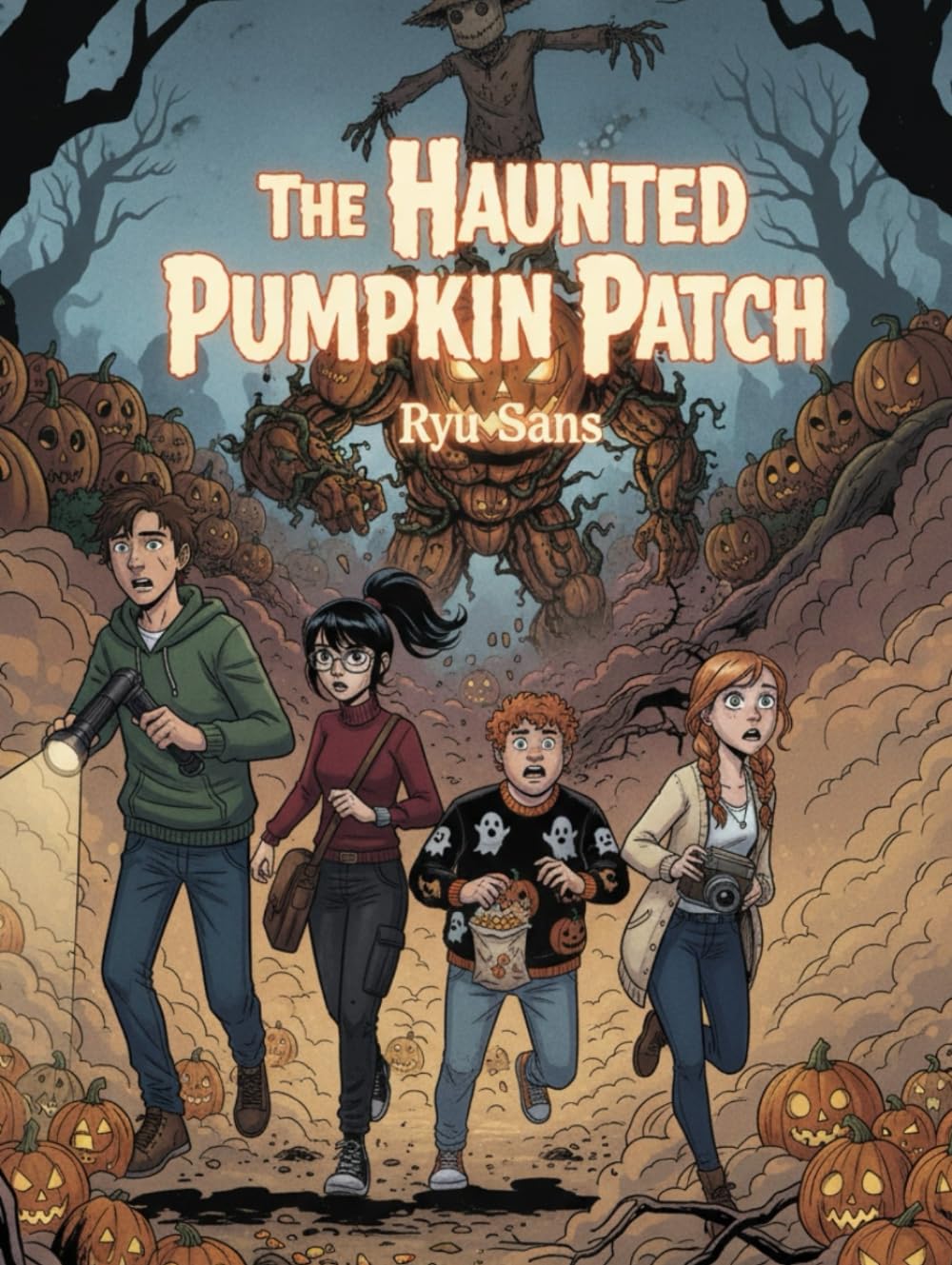 The Haunted Pumpkin Patch: A Spooky Halloween Graphic Novel for Teens & Young Adults (Mystery, Horror, and Adventure)