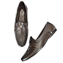 WalkWave Leather Men's Jutis - Traditional Ethnic Wear 06UK/IND Brown gallery image
