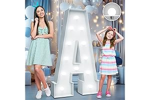 4FT Marquee Light Up Letters - Cool White Light Up Letters A