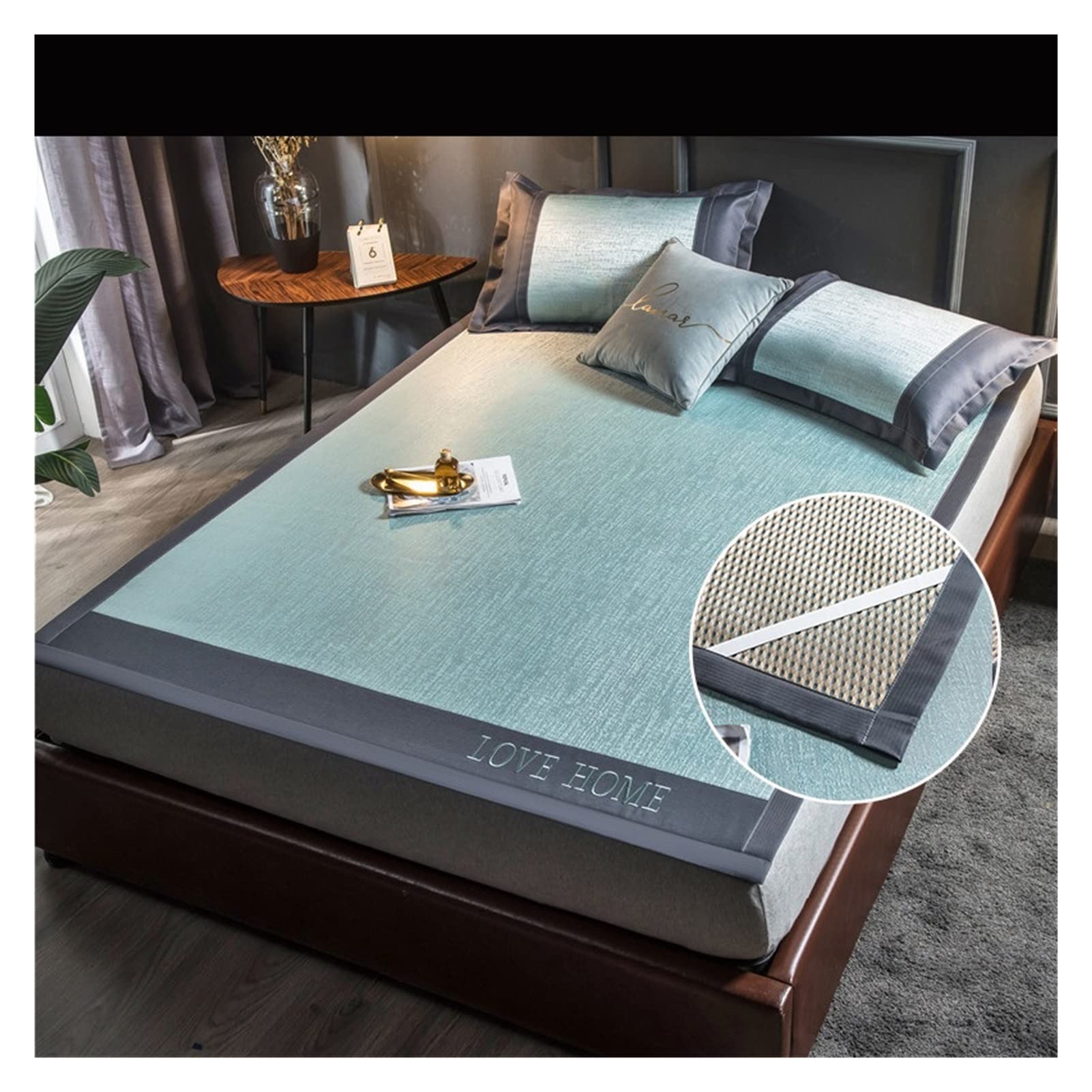 Drap d'été en Soie Ice Silk douce pour transformer votre lit en un havre de paix frais