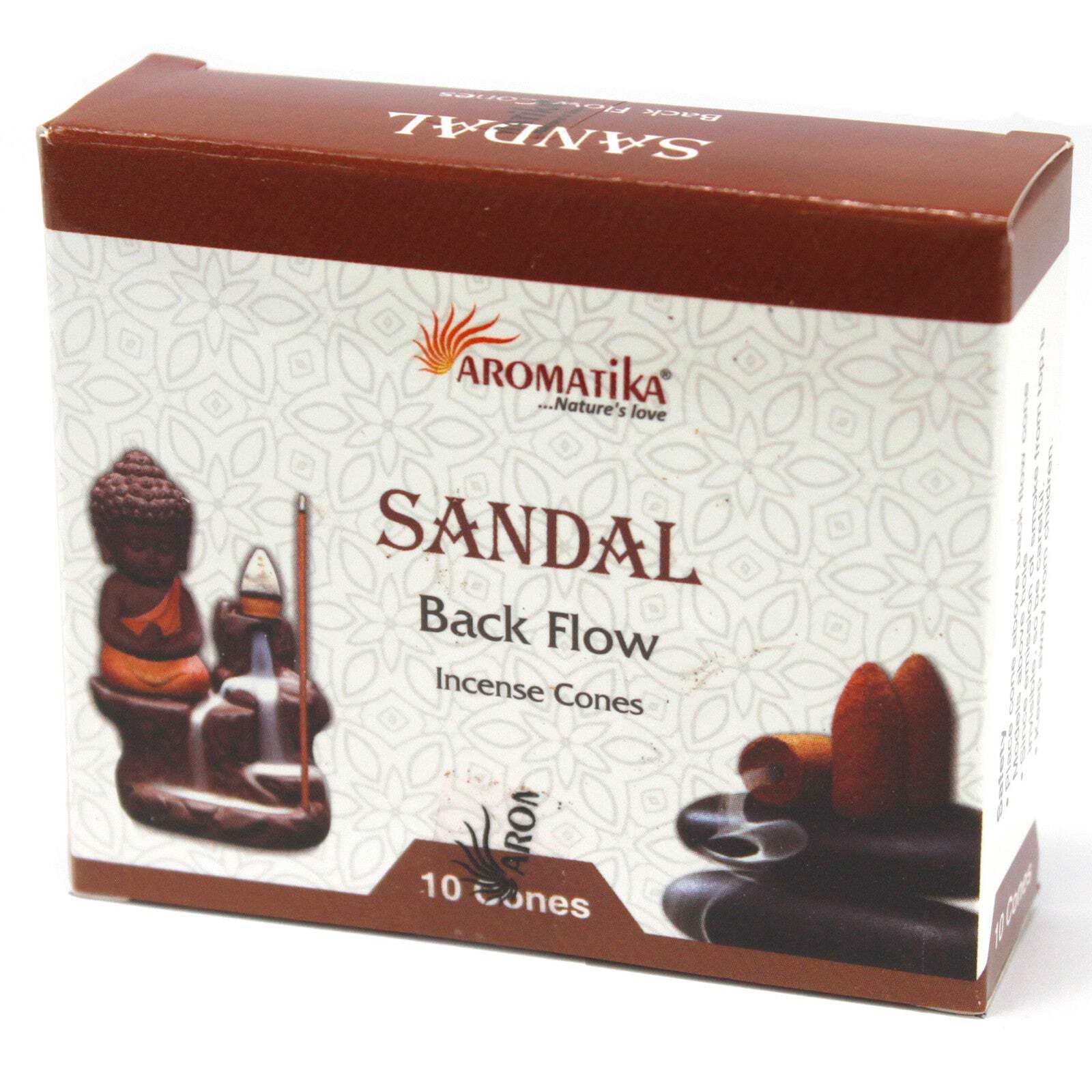 Ancient Wisdom Aromatica Backflow Incense Cones - Sandalwood
