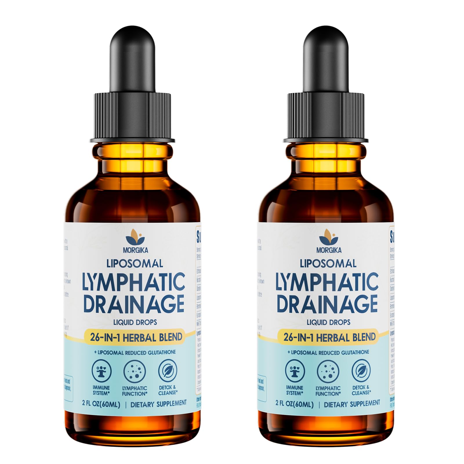 MORGIKA Suplemento Fitoterápico com Equinácea, 2 frascos de 60 mL