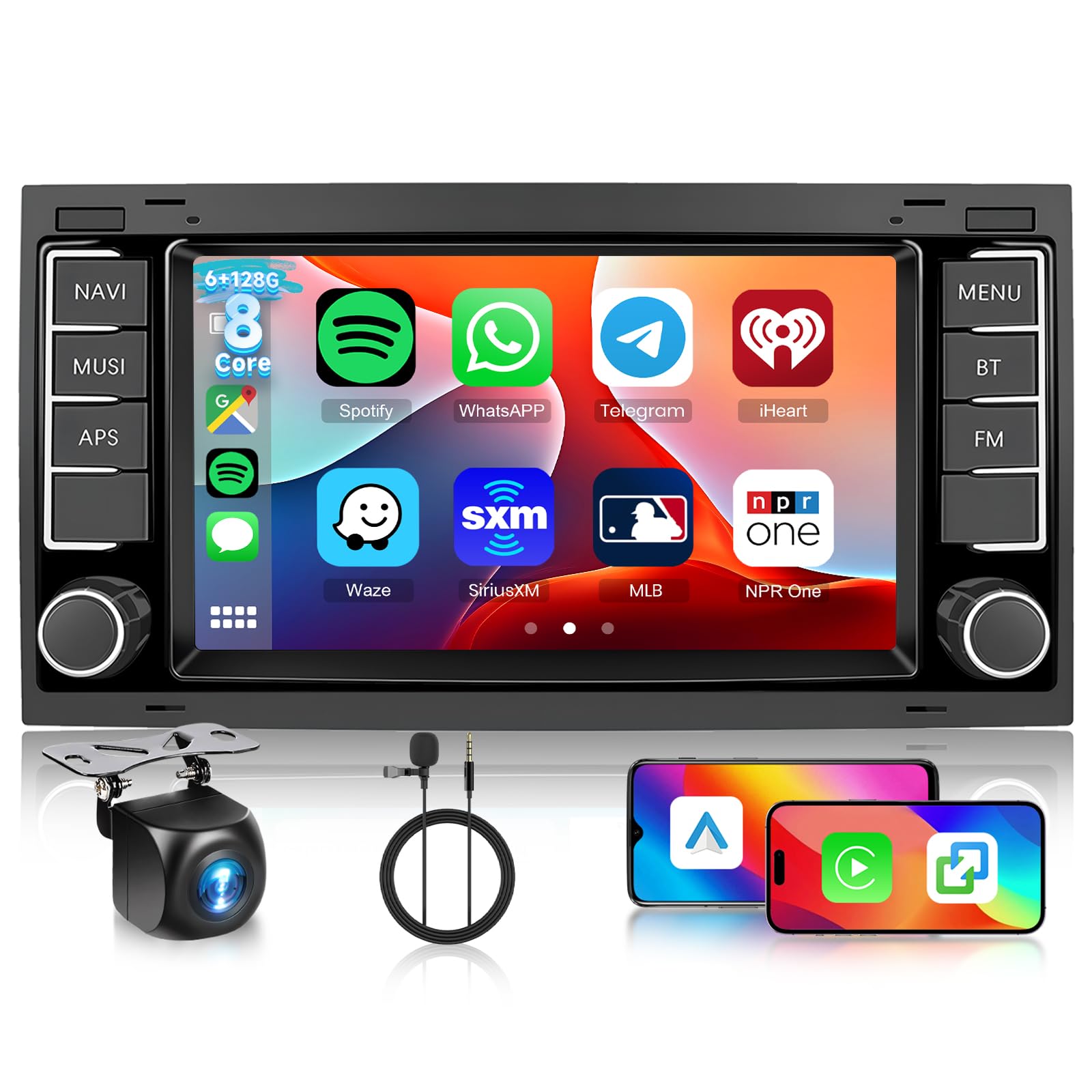 Hodozzy 8-Core Car Radio main unit
