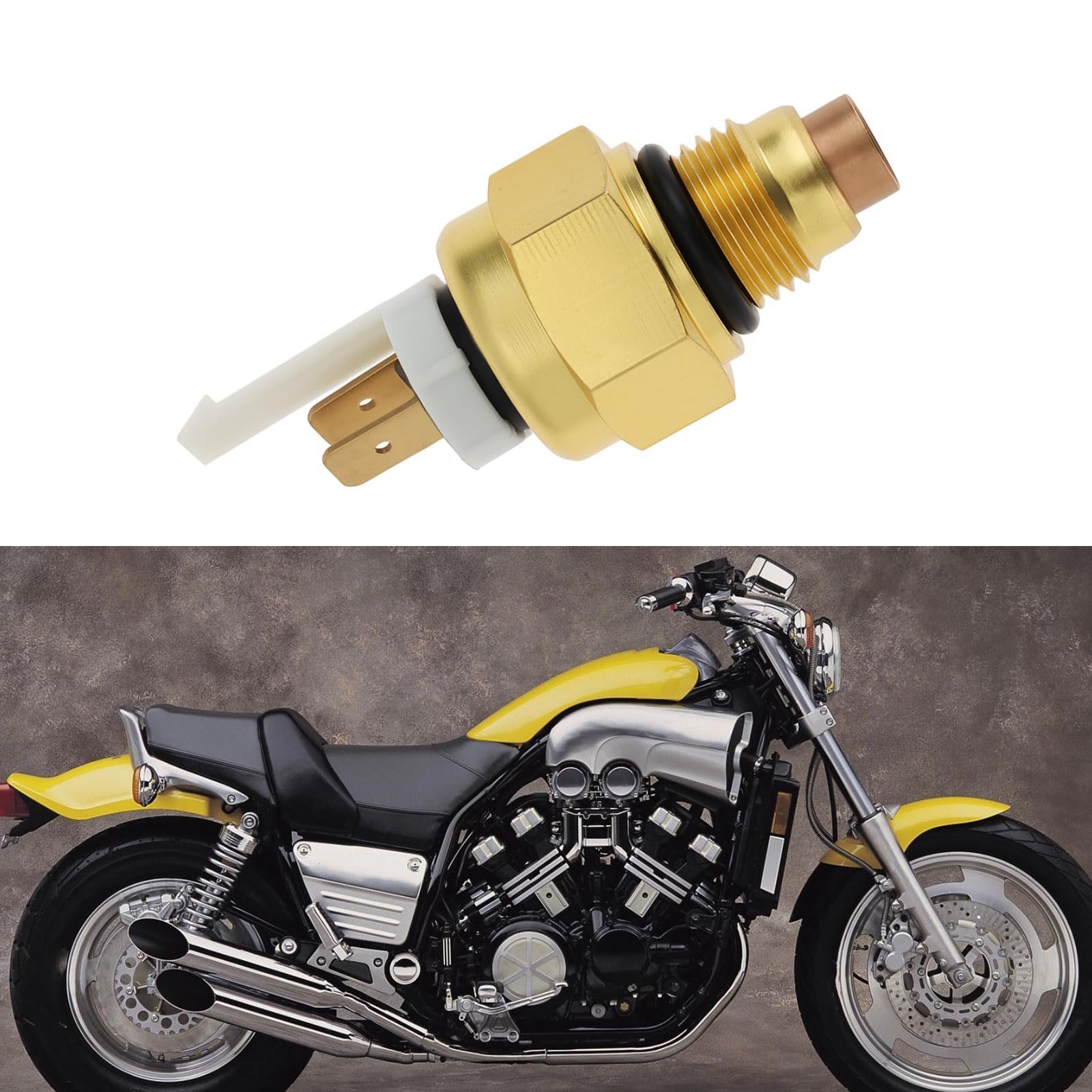 The Lord of the Tools 2-poliger Wassertemperatursensor M14 x 1,5 mm, 2EL-82560-00-00, kompatibel mit Yamaha V-Max 1200 1993-2007